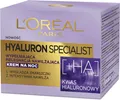L'Oréal Hyaluron Specialist Nachtcreme - Aufpolsternde Feuchtigkeitspflege 50 ml