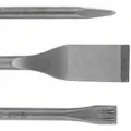 Bosch - Meißelsatz - für Beton, Fliesen, Stahlbeton, Ziegelsteine - flach, Punkt, Spaten - 3 Stücke - SDS-plus - Länge: 260 mm, 250 mm (2607019159)