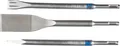 Bosch Meißel-Set SDS-plus 3-tlg. 2607019159 | Spitz-, Flach-, Fliesenmeißel | für Beton & Mauerwerk, 250/260 mm