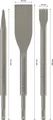 BOSCH Meißel-Set 3-teilig
