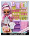 OMG Sweet Nails Kitty K Café with Doll, 15+ Pieces, Nail Polish Set