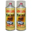 LudwigLacke 2 Klarlackspray matt 400 ml je Spraydose