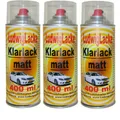 LudwigLacke 3 Klarlackspray matt 400 ml je Spraydose