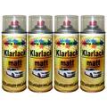LudwigLacke 4 Klarlackspray matt 400 ml je Spraydose