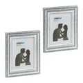 Bilderrahmen 15x20 cm, Wandbilderrahmen 2er Set, Standbilderrahmen A5 Fotorahmen