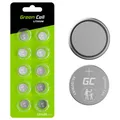 Green Cell Knopfzelle CR1620 3 V 10 St. 70 mAh Lithium CR1620