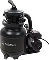 Miganeo Sandfilteranlage Speed Clean Dynamic 7000 - Schwarz | Pumpenleistung 6.300 l/h | Filterleistung 4.500 l/h | bis 25.000 Liter | 250 Watt