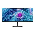 Philips Monitore 346E2CUAE/00 LED-Monitor EEK F (A - G) 86.4 cm (34 Zoll) 3440 x 1440 Pixel 21:9 4 ms HDMI, DisplayPort, Audio-Line-out, USB-C, USB-A (USB