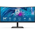 Philips 346E2CUAE/00 LCD-Monitor, Curved, 86,36 cm (34"), 3.440 x 1.440 Pixel WQHD, 1ms, neig-und höhenverstellb., VA, HDMI, DisplayPort, USB, sch...