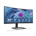 Philips 346E2CUAE - 34 Zoll WQHD Curved USB-C Docking Monitor (3440x1440, 75 Hz, HDMI, DisplayPort, USB-C) schwarz