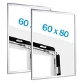 SPRINTIS Klapprahmen silber 60,0 x 80,0 cm, 2 St.