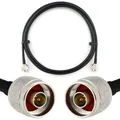 RANGEFUL 2m N Stecker auf N Stecker — HF-240 (LMR 240 Äquivalent) Verlängerung Antennenkabel — für WiFi RF Antenne GSM LTE 4G 5G 6G Router Signalverstärker Lora Ham CB Funk