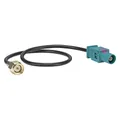 tomzz Audio 1500-035 Fakra (M) Antennenadapter Stecker auf SMA Stecker (M) kompatibel mit Audi Seat Skoda VW GSM GPS DAB Navi