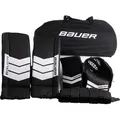 Torwart Eishockey Starter Set Bauer Learn to Save Bambini schwarz S/M - 24 Zoll - Schwarz