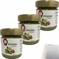 Alicos Pistazien Creme Glutenfrei Laktosefrei 3er Pack 3x190g Glas usy Block