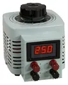 McPower Ringkern-Stelltrafo | V-2000 LED Anzeige | Regeltrafo Ring Trafo regelbar 0-250V, 2A, 500 Watt, NICHT galvanisch getrennt, Regeltrafo Stellkopf