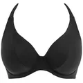 Freya Triangel-Bikini-Top Jewel Cove Bikini-BH Tiefes Dekolleté F-I Cup schwarz 70F