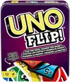 Mattel Games UNO Flip in robuster Metalldose - Das klassische Kartenspiel