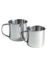Trinkbecher Edelstahl grau / grey 300 ml z.B. für Outdoor Camping und Zelten
