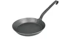 Turk Eisenpfanne 26cm Bratpfanne schwarz warmgeschmiedet mit Hakenstiel