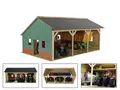8713219218044 Garage für 3 Traktoren Größe 55x77,5x38cm Maßstab 1:16 HIPO hipo