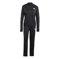 adidas Damen Essentials 3-Stripes Track Suit, Black, XS