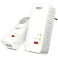 FRITZ!Powerline 1260 WLAN Set 2x Adapter 1260 + 1220, Stabile Verbindung über die Stromleitung, bis zu 1.200 MBit/s