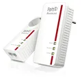 FRITZ!Powerline 1260 (früher 1260E) WLAN Set Powerline Adapterkit GigE, HomePlug AV WiFi5 Dual-Band an Wandsteckdose anschließbar 20002795
