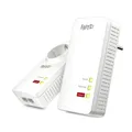 AVM FRITZ!Powerline 1260 WLAN Set Gigabit-Heimnetz WLAN AC+N an jeder Steckdose