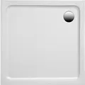 Ottofond Duschwanne Extraflach Quadrat 8 cm x 8 cm Weiß