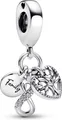 Pandora Kettenanhänger Family Infinity Triple Charm-Anhänger 792201C01 Anhänger