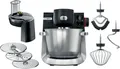 BOSCH Küchenmaschine Serie 6 MUMS6ZS13D, Automatikprogramme, integr. 1g Waage, Durchlaufschnitzler, 1600 W, 5,5 l Schüssel, Knethaken/Rühr-/Silikonbesen