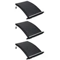 vidaXL Gebogene Solar-Heizpaneele für Pool 3 Stk. 110x65 cm