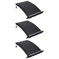 Gebogene Solar-Heizpaneele für Pool 3 Stk. 110x65 cm