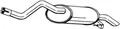 Bosal 200-033 Endschalldämpfer Auspuff Schalldämpfer für Renault 2000 - 2012