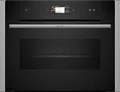NEFF Dampfbackofen Kompakt C24FS31N0 | Einbau-Backofen FullSteam | 22 Heizarten | 47l |  | Home Connect | Edelstahl,  (Spektrum:  bis D)