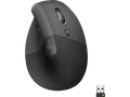 LOGITECH Lift für kleine und mittelgroße Hände, Vertikale Ergonomische Maus, Graphite