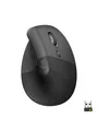 Logitech Lift Right Vertical - Graphite - Ergonomische Maus (Schwarz)