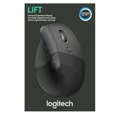 Logitech Maus für Rechtshänder Lift Right Mäuse 910-006473 Maus