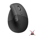 Logitech Lift Kabellose Vertikale Maus - Grafit (Rechtshänder)