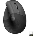 Logitech Lift, Maus, optisch, 4000dpi, USB, kabellos, 4 Tasten, graphit