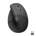 Logitech Lift Vertikale Ergonomische Maus - Kabellos, Bluetooth, 4 Tasten