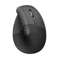Logitech Lift Vertikale Ergonomische Maus, Kabellos, Bluetooth oder Logi Bolt US