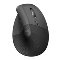 Logitech - Lift Left Vertical Ergonomic - Maus - Kabellos - PC - Black - Neu &