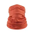 TOM FYFE Premium Merino Schlauchschal Unisex Terracotta/One Size aus 100% Merinowolle – temperaturregulierend, geruchshemmend – Made in Europe