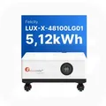 Felicity 5,12kWh PV-Speicher - LUX-X-48100LCG01 - Erweiterbare 48/51,2V LiFePO4 ...