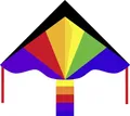 Ecoline Einleiner Drachen Simple Flyer Rainbow Spannweite (Details) 1200mm Windstärken-Eignung 2 -