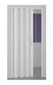 Granisud Falttür Schiebetür WEISS NEU mit Türgriff Höhe 214 cm Einbaubreite 82 cm H 214 x 82 cm Doppelwandig 10 mm