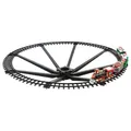 Weihnachtsbaumschmuck fahrende Weihnachtsbahn, 23-teilig