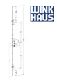 Winkhaus Mehrfachverriegelung Türverschluss STV-U2471 35 92/8 M2 MC #2106212